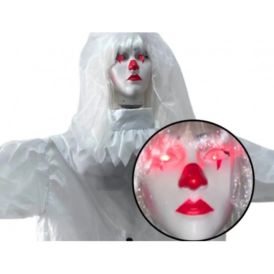 Ghost Bride Doll Halloween Decoration with Sound and Light