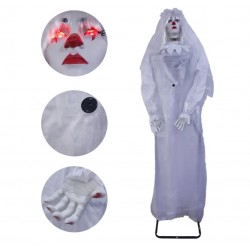 Ghost Bride Doll Halloween Decoration with Sound and Light