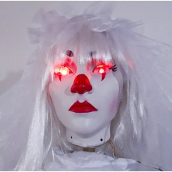 Ghost Bride Doll Halloween Decoration with Sound and Light