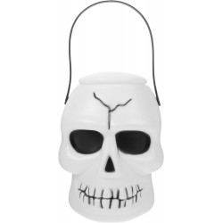 Skull Head Bucket with Lid
