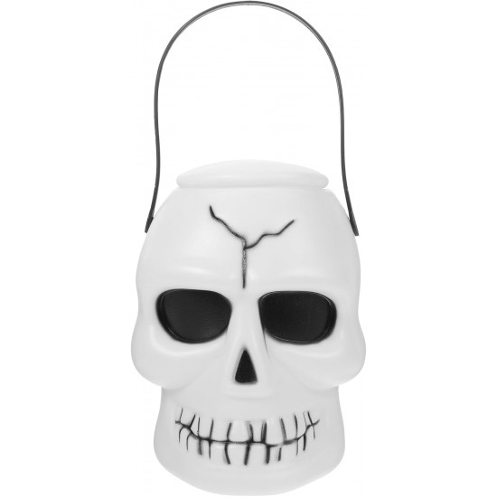 Skull Head Bucket with Lid
