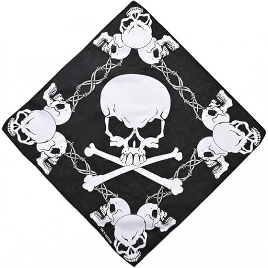 Skull Bandanas Scarf for Men