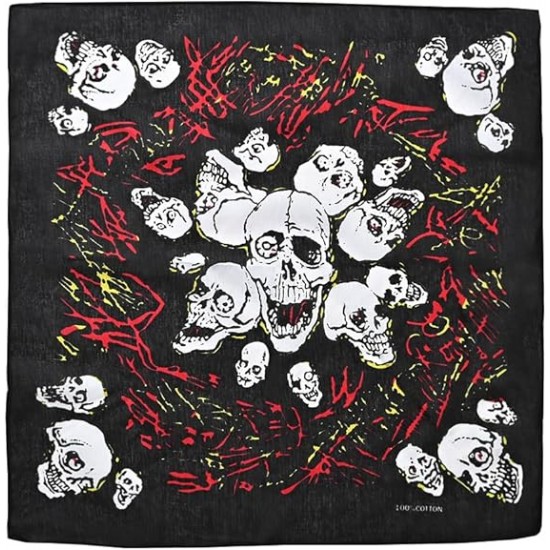 Skull Bandanas Scarf for Men