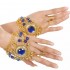 Belly Dancing Bracelet With Middle Finger Ring