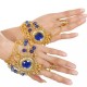 Belly Dancing Bracelet With Middle Finger Ring