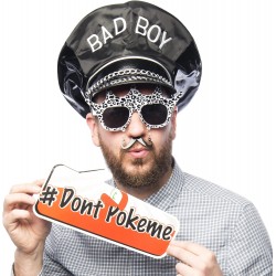 Black Bad Boy Party Hat