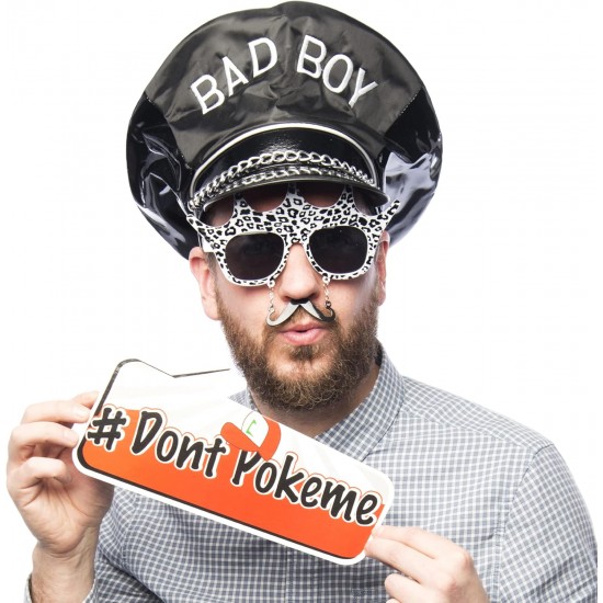 Black Bad Boy Party Hat