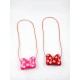Minnie Mouse Bow Light Up Necklaces with LED Lights 