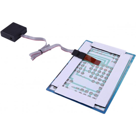 T-shirt with sound-activated equalizer design, LED, Dance Club