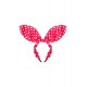 Bow Tiara - Red , Pink