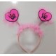 Kiss Me Red,Pink Headband