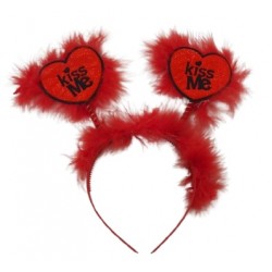 Kiss Me Red,Pink Headband