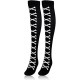 Skeleton Thigh High Socks
