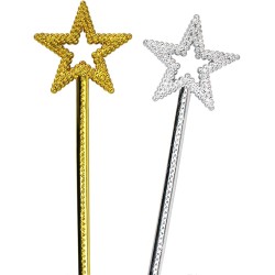 Star Wand, Magic Wand Silver & Gold