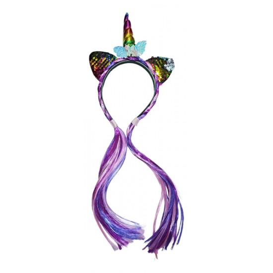 Unicorn Crown with hair