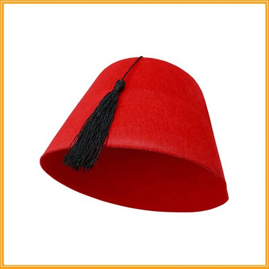 Arabian Red Fez Hat