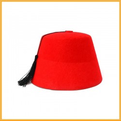 Arabian Red Fez Hat