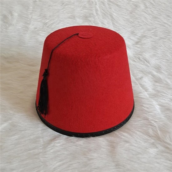 Arabian Red Fez Hat
