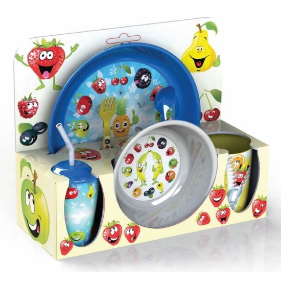 Fruits Children's Tableware Set 8-Piece