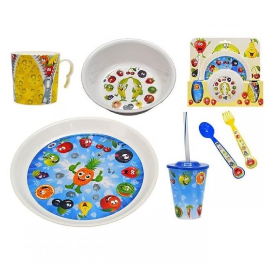Fruits Children's Tableware Set 8-Piece