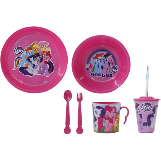Little Pony Children's Tableware Set 8-Piece