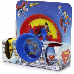 Superman Children's Tableware Set 8 Pieces
