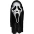 Scream Mask with attached Black Hood