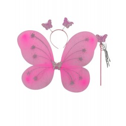 Butterfly Wings For Girls with Wand Headband