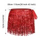 Sequin Fringe Skirts 
