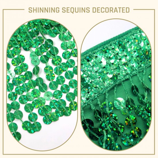 Sequin Fringe Skirts 