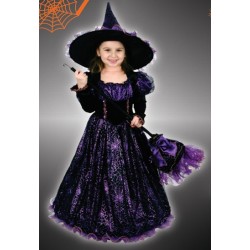 Purple Deluxe Witch Costume