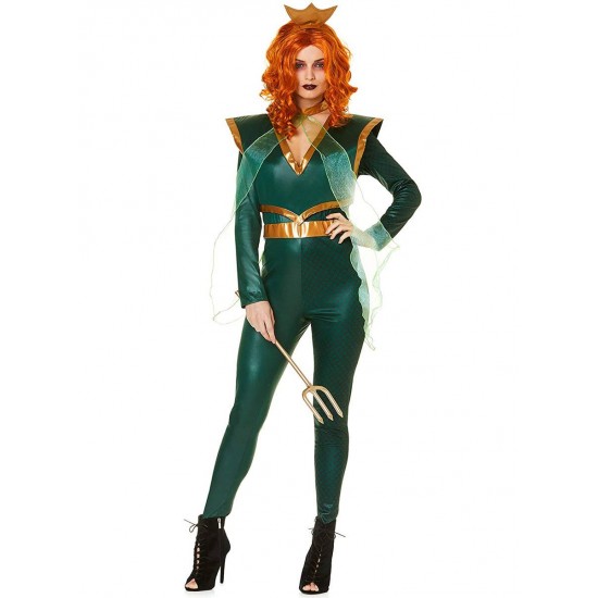 Under the Sea Green Sea Queen Costume