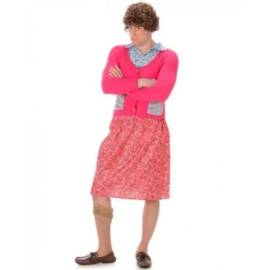 Old Lady Granny Funny Mens Costume