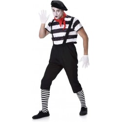 Mime Artist Costume