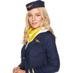 Blue Airlines Flight Attendant Women's Costume