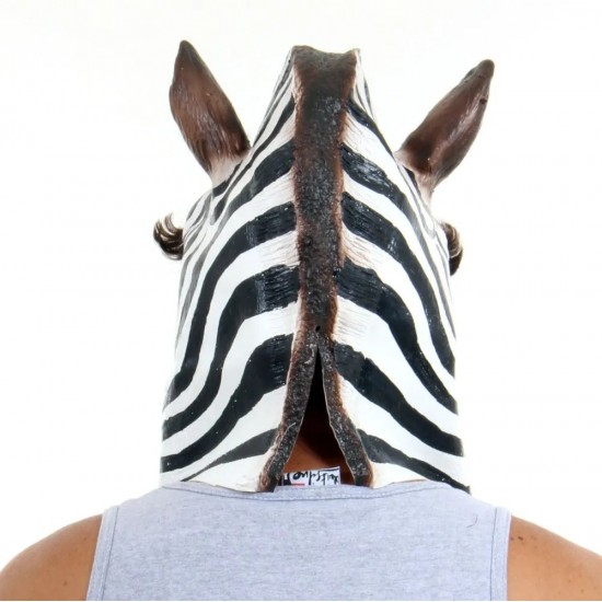 Zebra Latex Mask