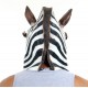 Zebra Latex Mask
