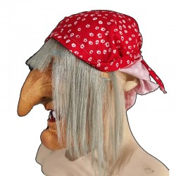 Old Woman Latex Beauty Face Mask