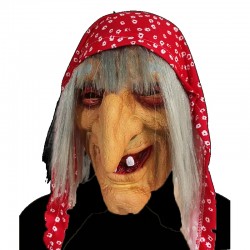 Old Woman Latex Beauty Face Mask