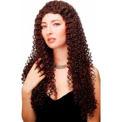 Long Wig elaborate stringy curls ( Blonde )
