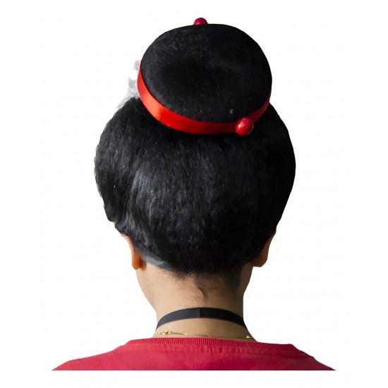 Black geisha wig