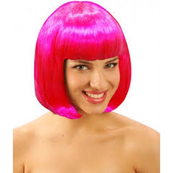 Short Cabaret Wig ( Pink)