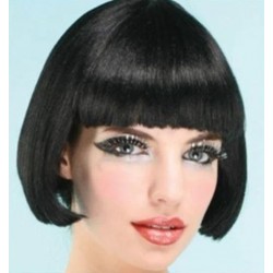 Short Cabaret Wig ( Black)