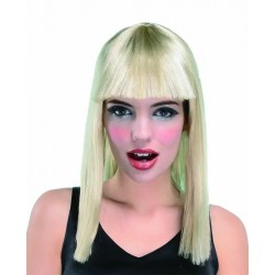 Blonde lady's wig