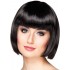 Short Cabaret Wig ( Black)