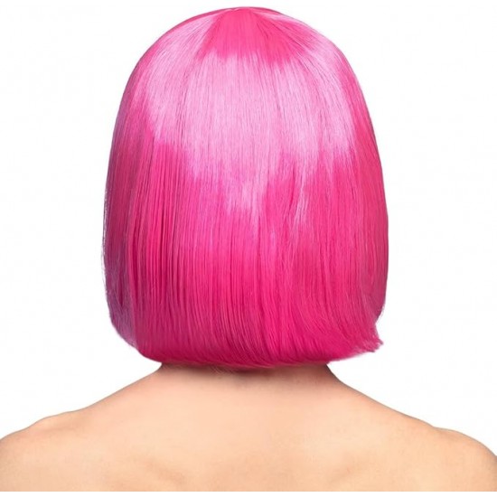 Short Cabaret Wig ( Pink )