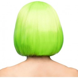 Short Cabaret Wig ( Neon Green )