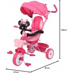 Minnie Mouse Tricycle With Handle