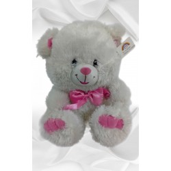 White Bear With Pink Heart