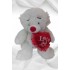 White Bear With Red Heart
